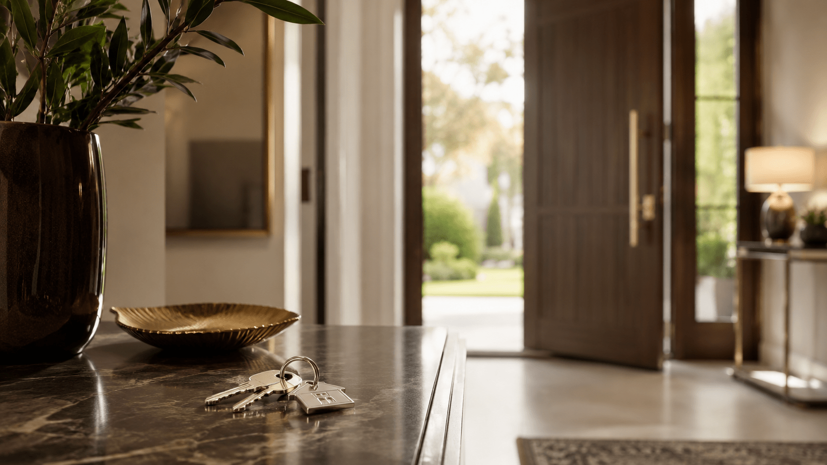 Detalle de llaves de una vivienda